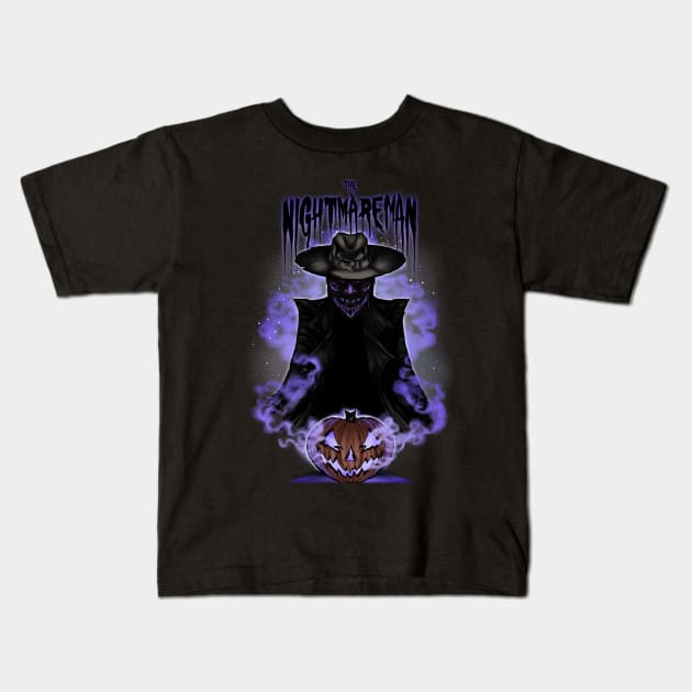 The Nightmareman Kids T-Shirt by VonJekyllArt